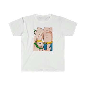 Batman Was Here / Unisex Softstyle T-Shirt